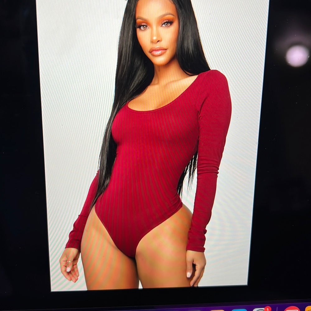 Brand new wine colored sexy bodysuit